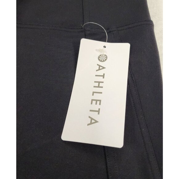 NWT Athleta Delancey Skyline High Rise Leggings Black Small Pockets - Picture 5 of 9